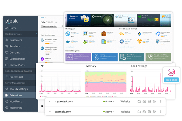 Plesk reseller hosting