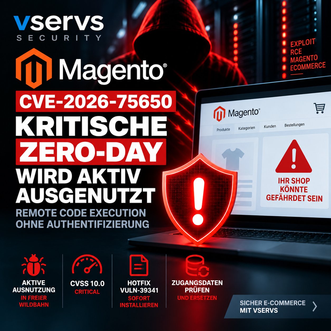Magento CVE-2026-75650 Zero-Day wird aktiv ausgenutzt