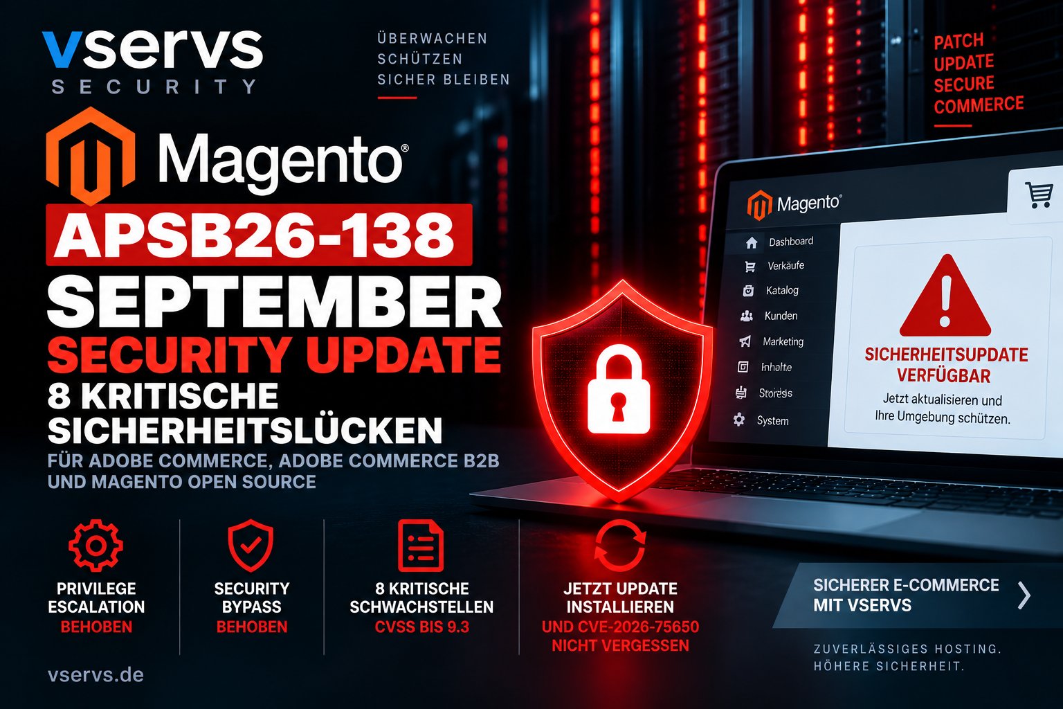Magento Security Update APSB26-138 acht kritische Sicherheitslücken