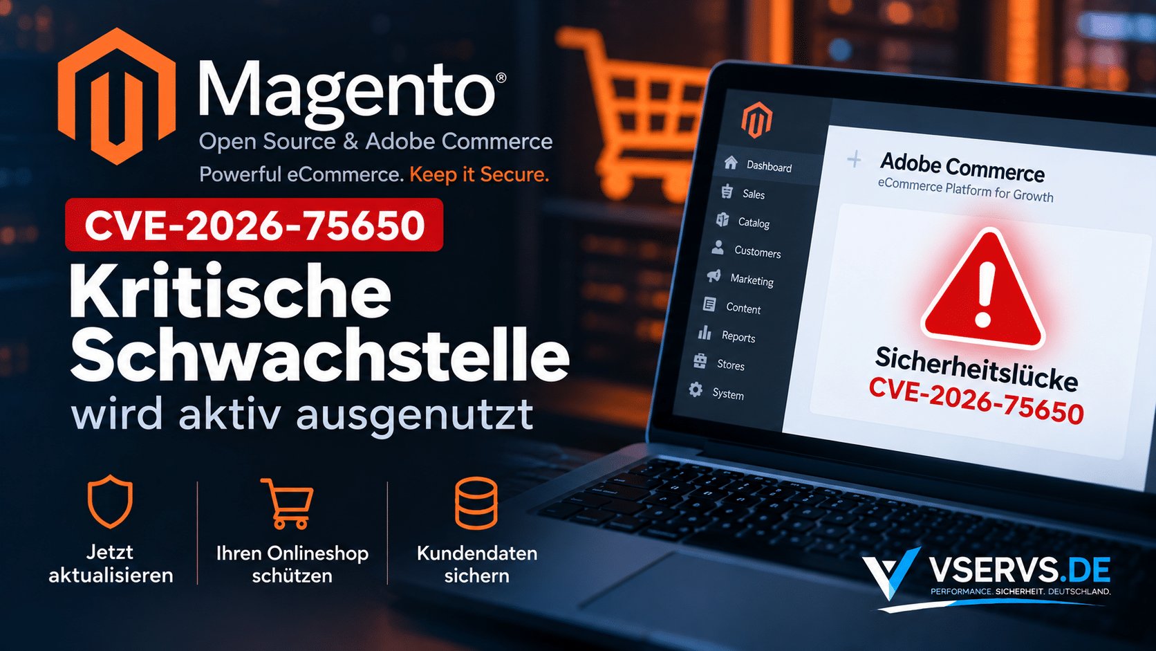 Magento Schwachstelle CVE-2026-75650 aktiv ausgenutzt