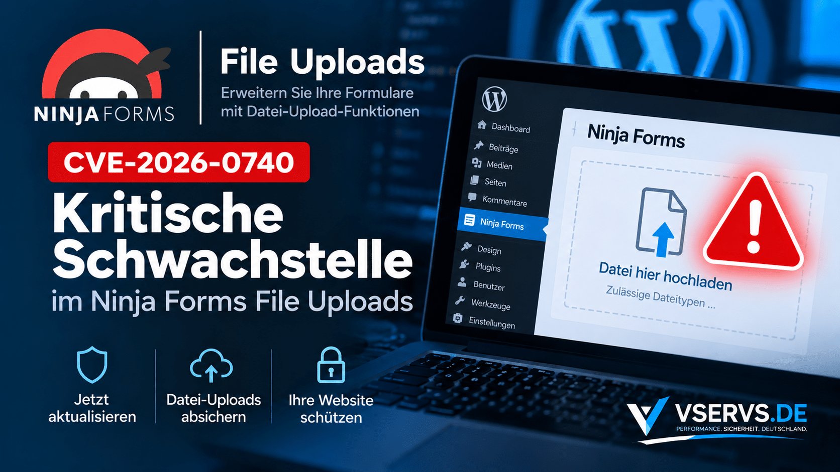 Ninja Forms File Uploads Schwachstelle CVE-2026-0740
