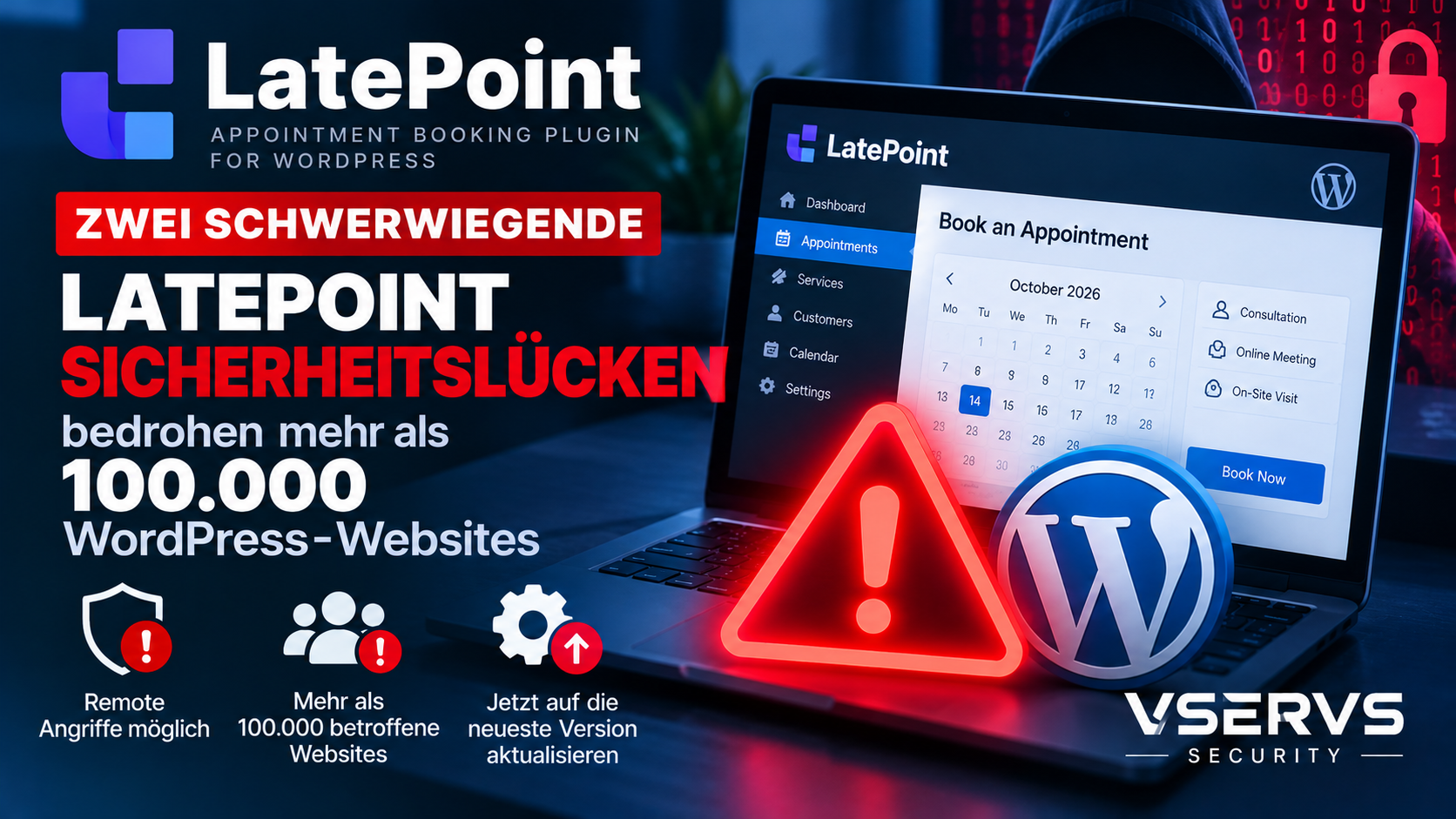 LatePoint Sicherheitslücke CVE-2026-104766 und CVE-2026-96662 ermöglicht Privilege Escalation und SQL-Injection in WordPress